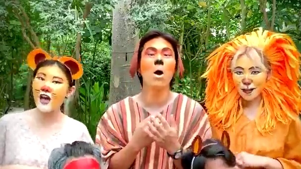 不会cosplay的歌手不是优秀喜剧人！狮子王《Hakuna Matata》阿卡贝拉版