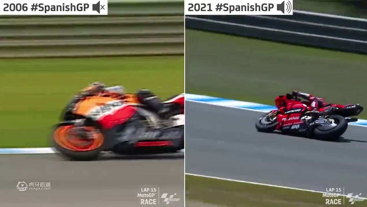 MotoGP™ / 15年前 vs 15年后 赫雷斯站 正赛对比 