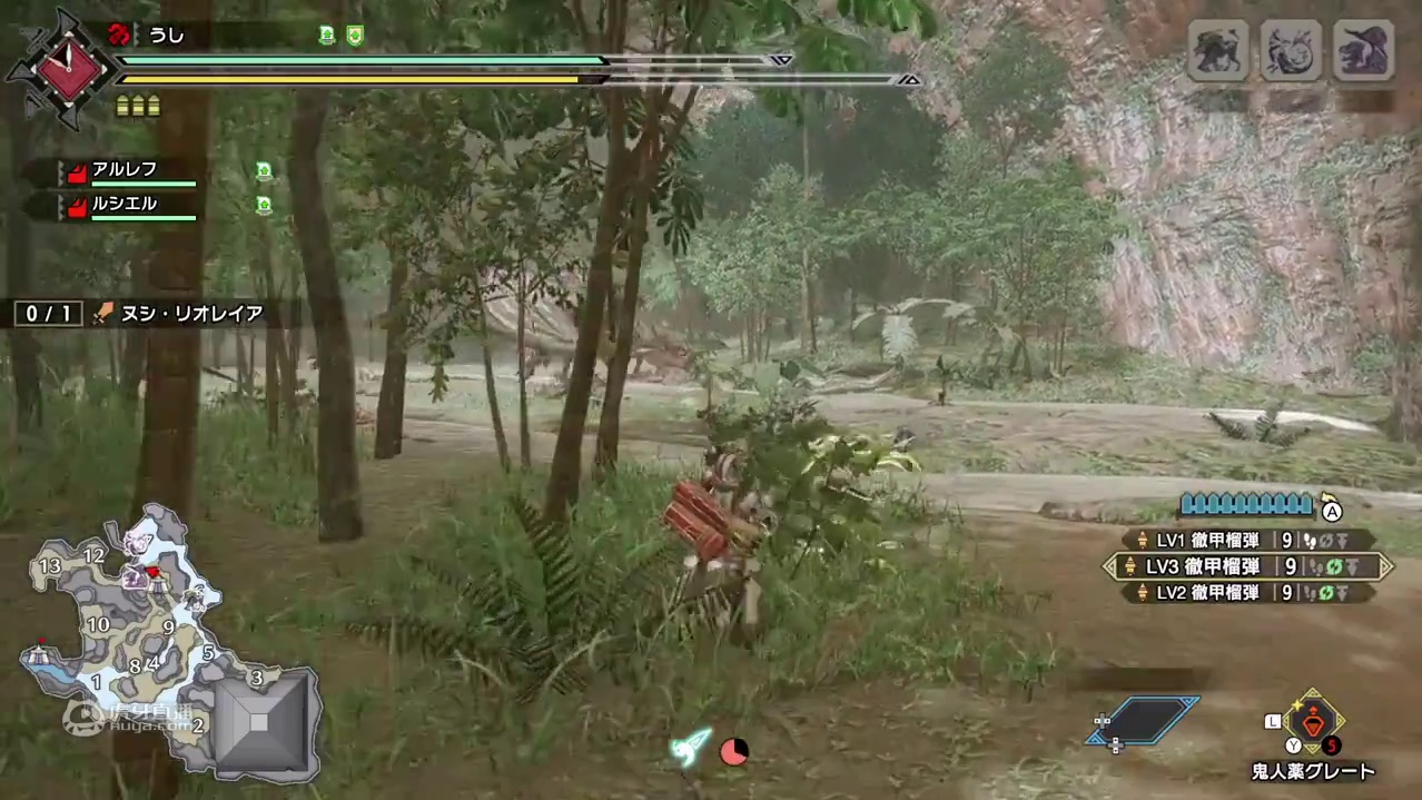 【MHRise】重弩最无脑打法 上位★7 霸主雌火龙 3分35 内附装备介绍
