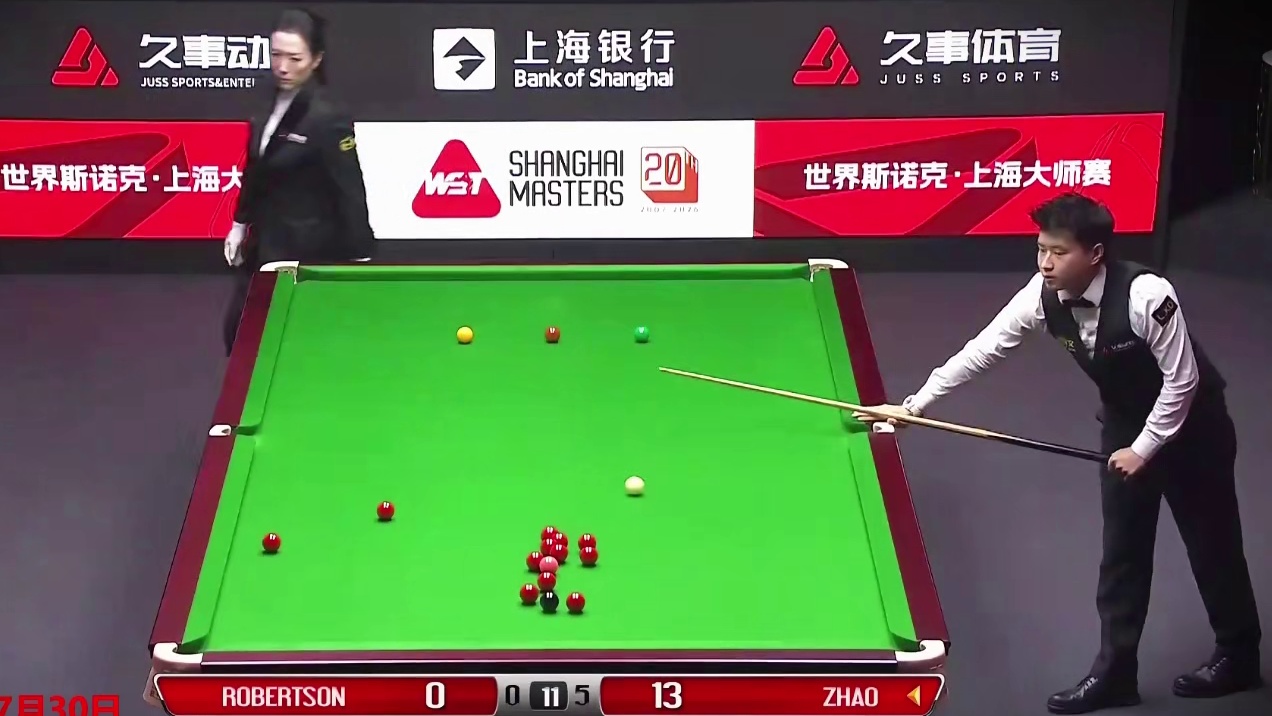 6-0太残暴！赵心童无视任何防守，准度开路零封萝卜晋级半决赛