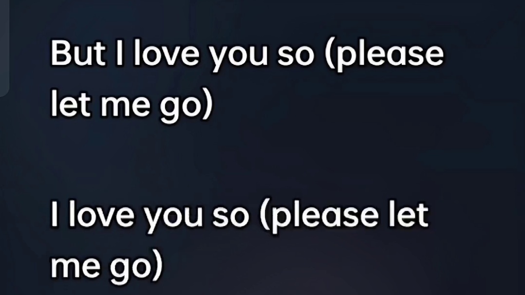I Love you so