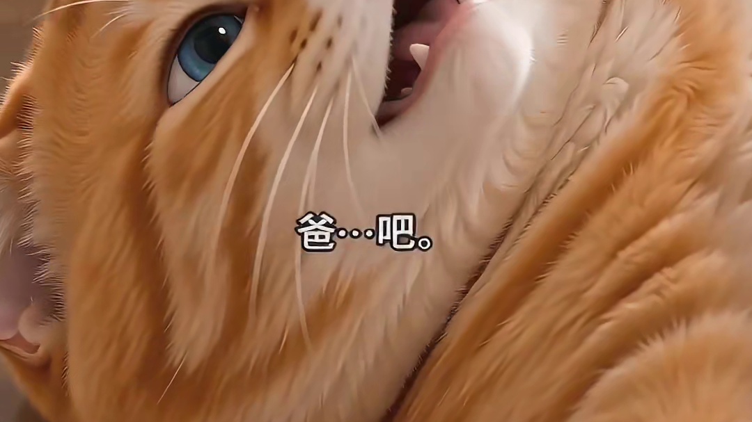 教了一周都不肯叫爸爸，我放弃躺平了，她突然趴我脸上喊了一声……当爸的快乐，就这一声就够了 #猫猫日常