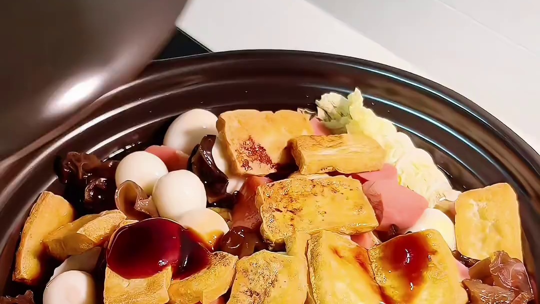 【白菜豆腐煲】一锅搞定晚餐！