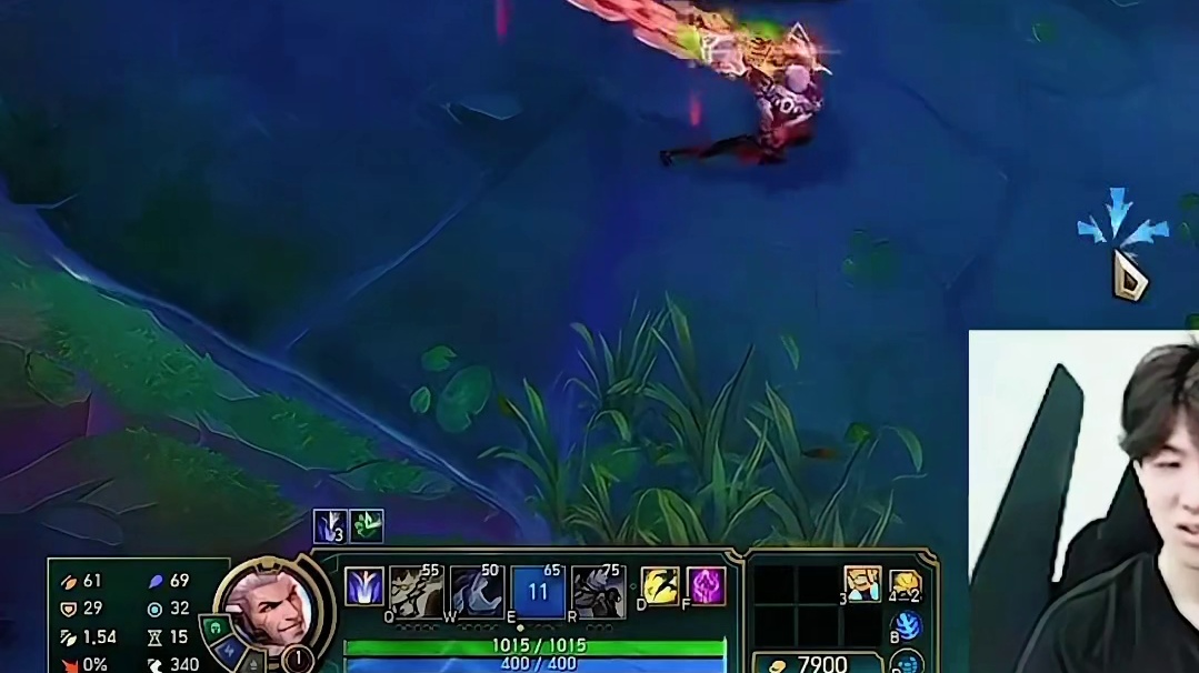 theshy看faker失误后理解faker