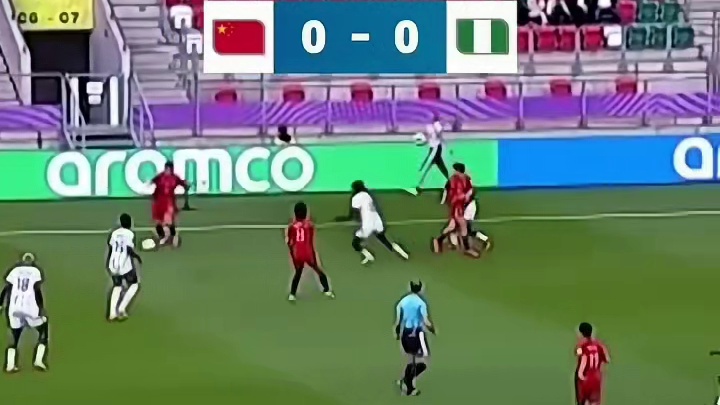 U20女足激战尼日利亚，双方互交白卷战成平局#足球