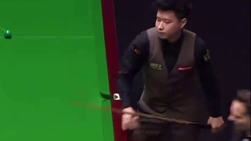 太离谱！赵心童12秒出杆上演黑球消失术，骗过现场所有人