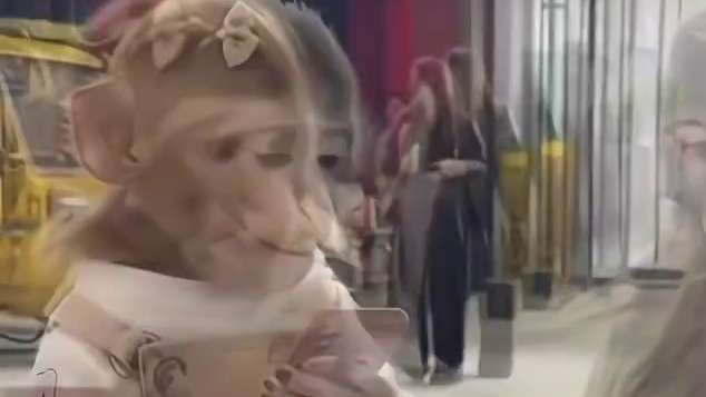 猴子喝酒