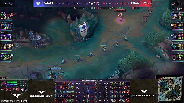 LCK GENvsHLE 