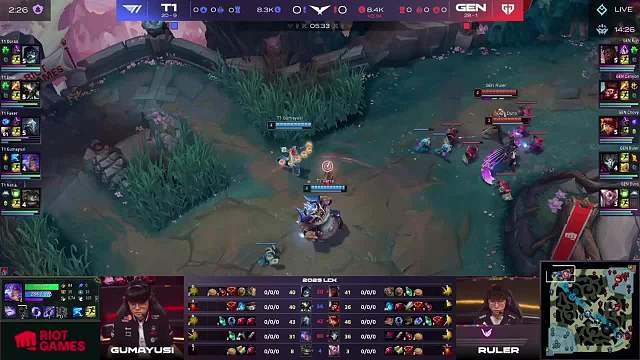 T1 VS GEN 巔峰對(duì)決
