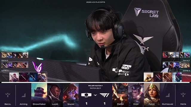 LCK季后賽 T1 VS DK