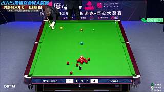[直播】奧沙利文vs瓊斯 斯諾克西安賽
