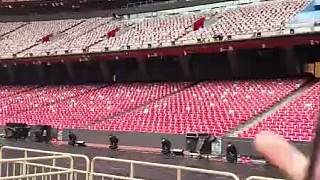 帶大家看一下鳥巢賽場