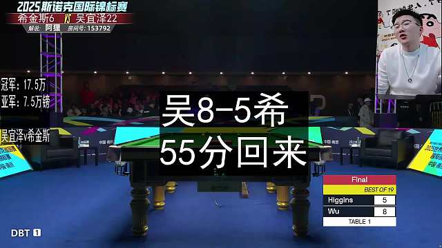 直播-吳宜澤v希金斯-決賽-國錦賽