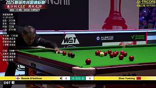 直播奧沙利文vs周躍龍 斯諾克~臺(tái)球