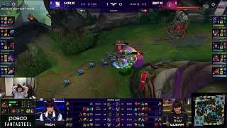 LCK大戰(zhàn)！ BFX vs KRX~！