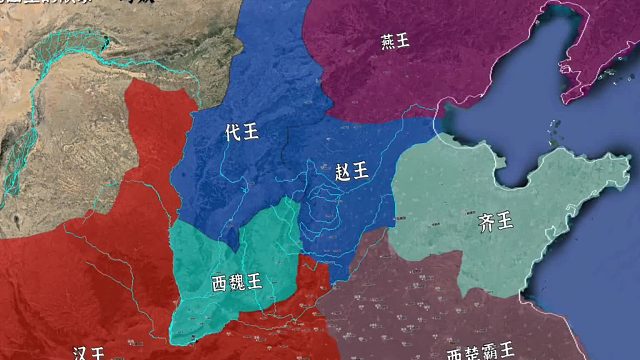 三维地图讲解——成皋之战，成皋几次易手，刘邦死里逃生