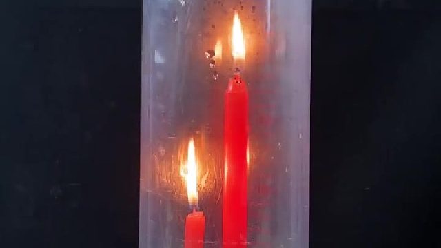 高低蜡烛谁先熄灭，两次实验为什么不一样？