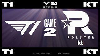 [LCK]【T1 vs KT】第二局速看丨2024LCK春季賽第五周第四日丨20240224