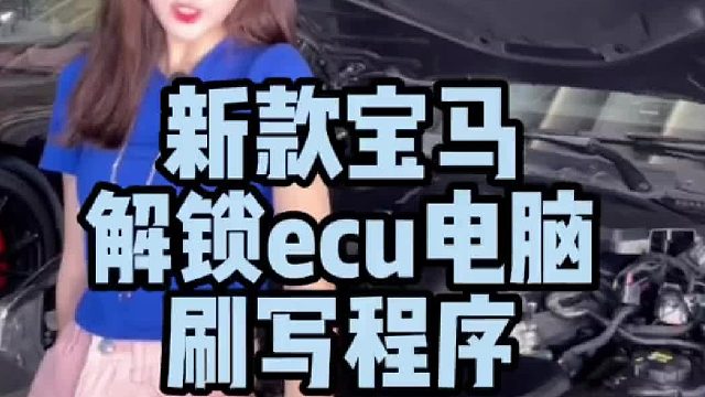 新款宝马解锁dme电脑破解ecu电脑，刷写一阶程序