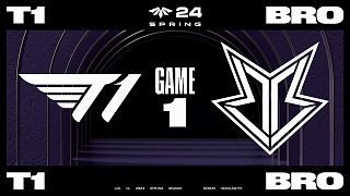 [LCK CL]【T1 vs BRO】第一局速看丨2024LCK CL春季賽第二輪
