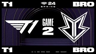 [LCK CL]【T1 vs BRO】第二局速看丨2024LCK CL春季賽第二輪