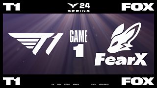 [LCK]【T1 vs FOX】第一局速看丨2024LCK春季賽第六周第一日丨20240228