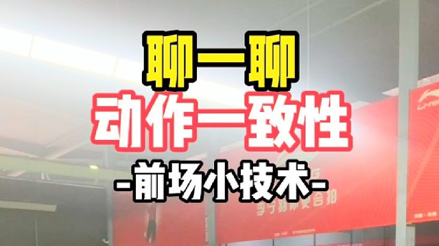 聊一聊动作一致性