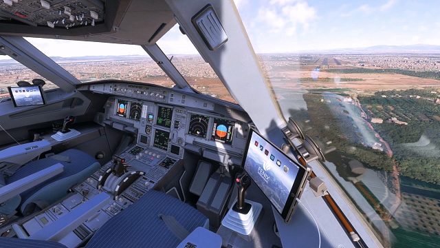 空客A320降落马拉喀什国际机场