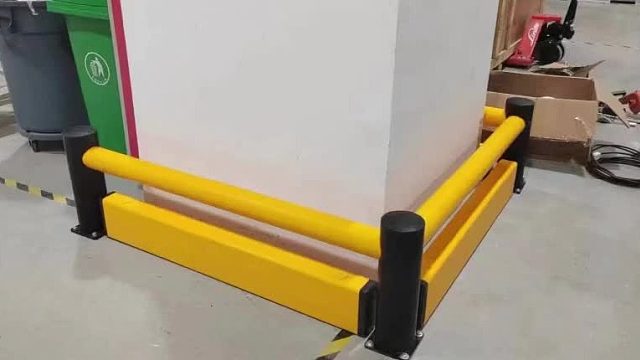 组合式马路牙子护栏及高分子单轨柔性防撞护栏