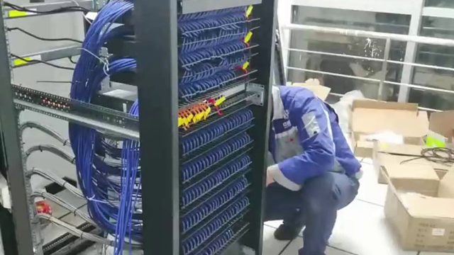 弱电工程案例：机房机柜项目