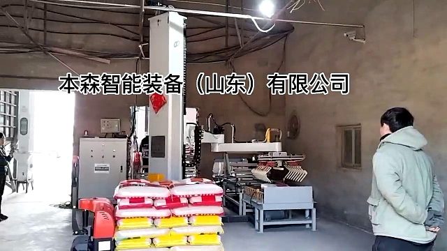 小麦粉全自动立柱码垛机器人