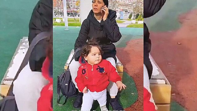 打电话抽空带孩子，你可真行啊！