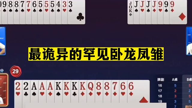 斗地主：最诡异的罕见卧龙凤雏！阿酒看完都害怕！高深牌局看不懂