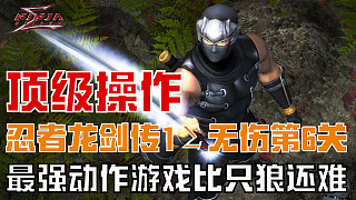 虎牙首份 忍者龍劍傳1Σ 第6關超忍難度全程真無傷