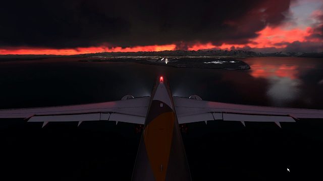 阿提哈德航空波音787降落安克雷奇国际机场