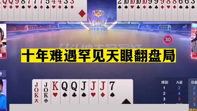斗地主：十年难遇罕见天眼翻盘局！掘开看完心慌慌！结局太传奇