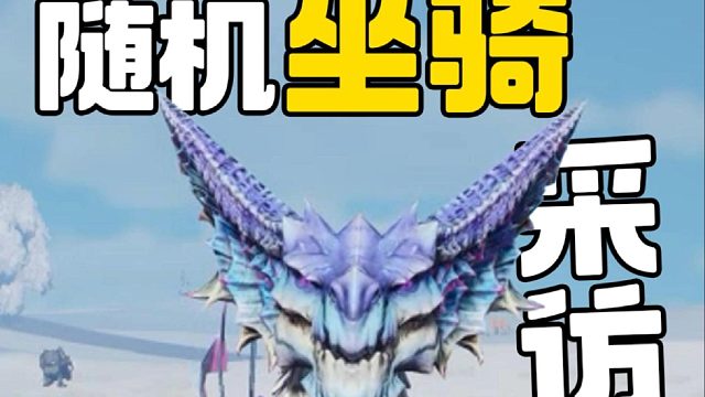 随机坐骑采访2.0