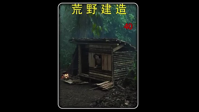 第41集 荒野建造：凹凸有致的美女搭建出来别具一格的野外庇护所