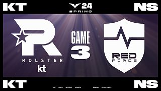[LCK]【KT vs NS】第三局速看丨2024LCK春季賽第七周第五日丨20240310