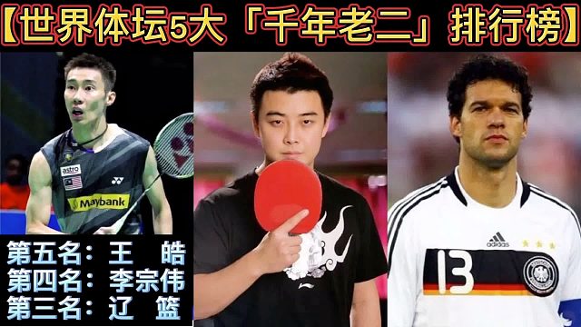 【体坛排行榜】· 第 20集｜世界体坛5大“千年老二”排行榜