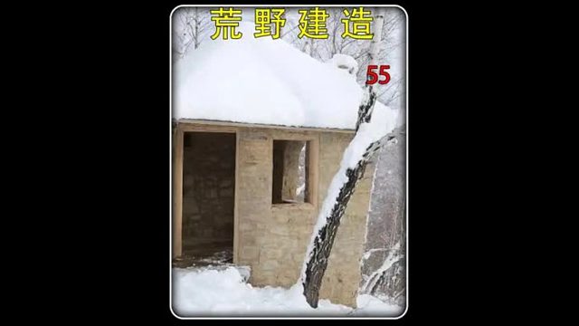 第55集 荒野建造：能在森林里躲进这样的庇护所，再大的风雪也无所畏惧。