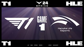 [LCK]【T1 vs HLE】第一局速看丨2024LCK春季賽第八周第三日丨20240315