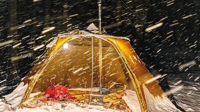 一人沉浸式雪中露营（第二集）