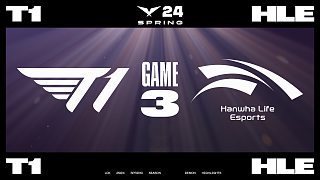 [LCK]【T1 vs HLE】第三局速看丨2024LCK春季賽第八周第三日丨20240315