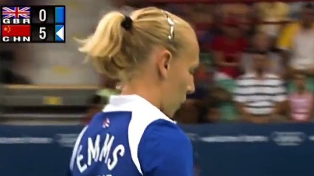 2004年雅典奥运会混双决赛纯享版，张军_高崚VS罗布森_埃姆斯 （1）