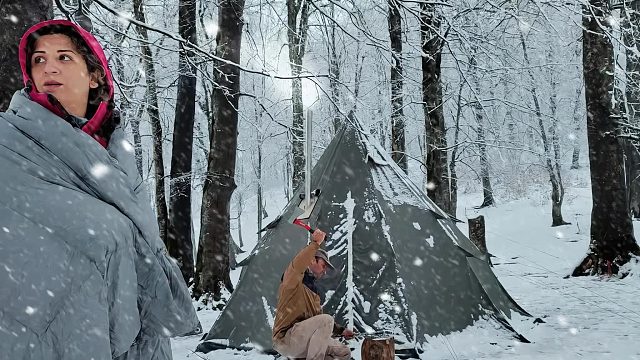 四口之家的雪天露营（第二集）