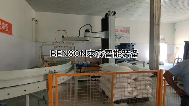 立柱码垛机器人 面粉堆垛机 自动化设备