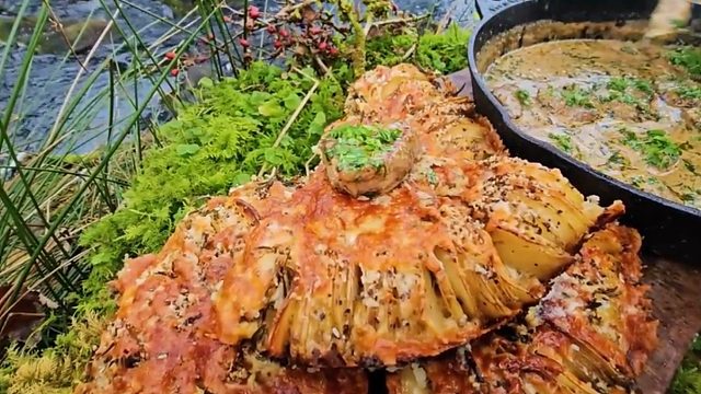 户外烹饪的绝佳食谱，全猪里脊肉