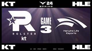 [LCK]【KT vs HLE】第三局速看丨2024LCK春季賽第九周第二日丨20240321