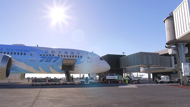 南航波音787珀斯飞长沙：冷仓到巡航阶段